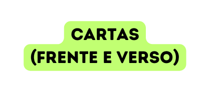 cartas frente e verso